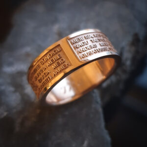 kuldsõrmus Meie Isa Palve