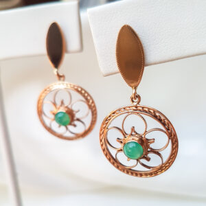 Kuldkõrvarõngad krüsopaasiga